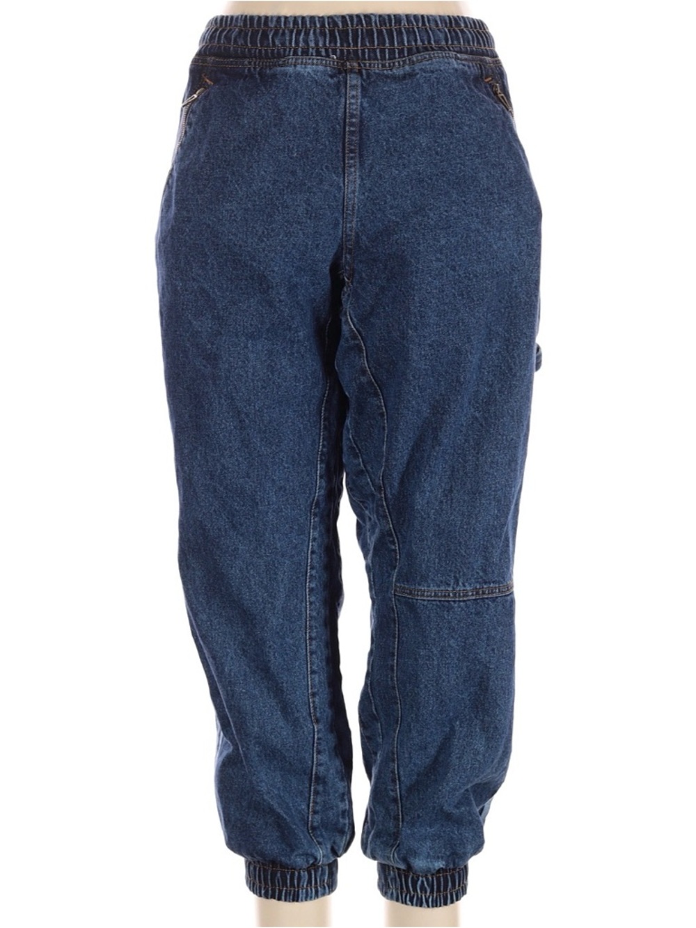 adidas Ivy Park Women's Dark Blue Denim Jogger Jeans